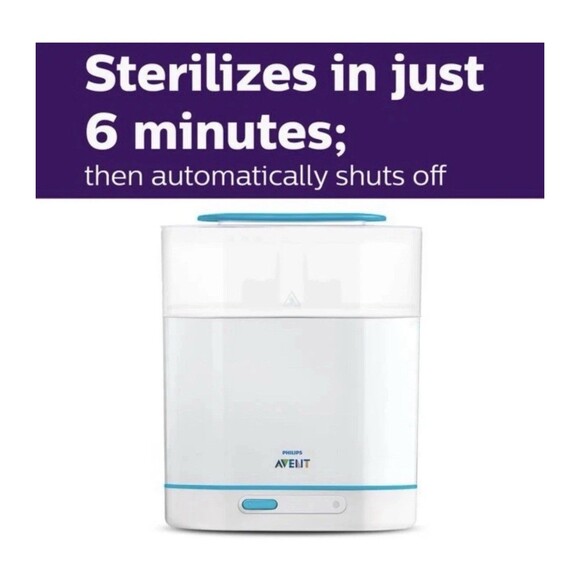 Philips Avent SCF284/05 3-in-1 Electric Steam Sterilizer NIB Baby Care Gift Home - Picture 14 of 16